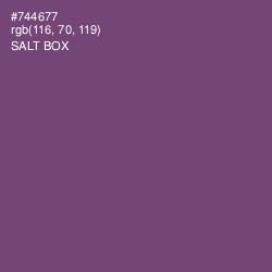#744677 - Salt Box Color Image
