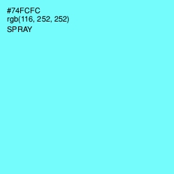 #74FCFC - Spray Color Image