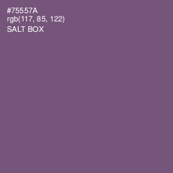 #75557A - Salt Box Color Image