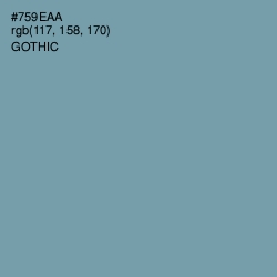 #759EAA - Gothic Color Image