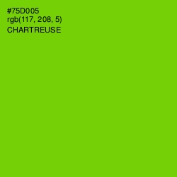 #75D005 - Chartreuse Color Image