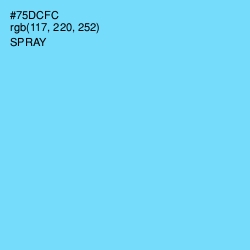 #75DCFC - Spray Color Image