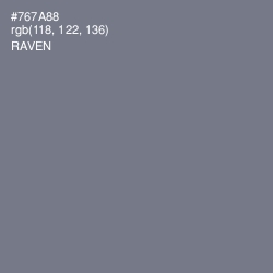 #767A88 - Raven Color Image