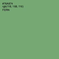 #76A874 - Fern Color Image