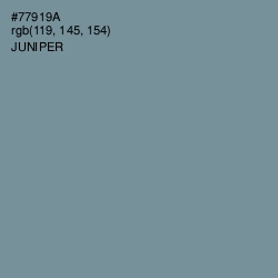 #77919A - Juniper Color Image