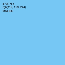 #77C7F4 - Malibu Color Image