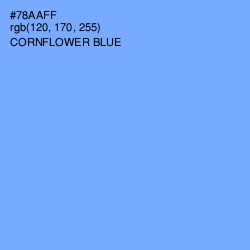 #78AAFF - Cornflower Blue Color Image