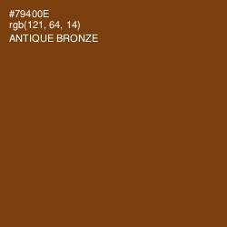 #79400E - Antique Bronze Color Image