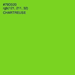 #79D320 - Chartreuse Color Image