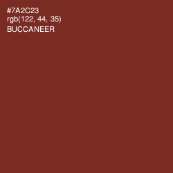 #7A2C23 - Buccaneer Color Image