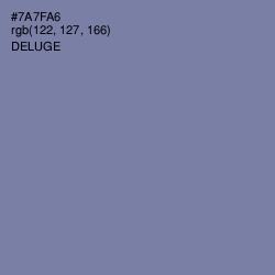 #7A7FA6 - Deluge Color Image