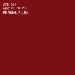 #7B1014 - Persian Plum Color Image