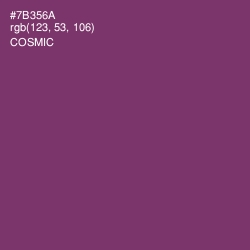 #7B356A - Cosmic Color Image