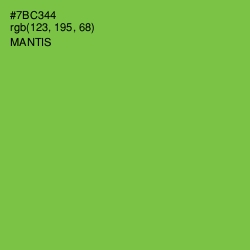 #7BC344 - Mantis Color Image