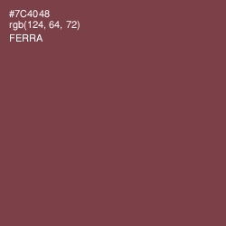 #7C4048 - Ferra Color Image