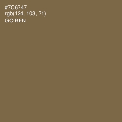 #7C6747 - Go Ben Color Image