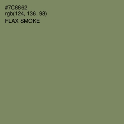 #7C8862 - Flax Smoke Color Image