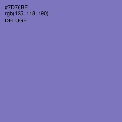 #7D76BE - Deluge Color Image