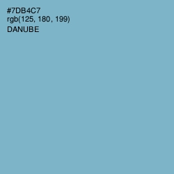 #7DB4C7 - Danube Color Image