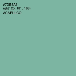 #7DB5A3 - Acapulco Color Image
