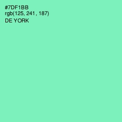 #7DF1BB - De York Color Image