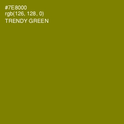 #7E8000 - Trendy Green Color Image