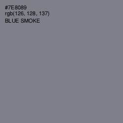 #7E8089 - Blue Smoke Color Image