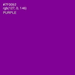 #7F0092 - Purple Color Image