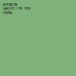 #7FB27B - Fern Color Image