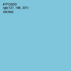 #7FC6DD - Viking Color Image