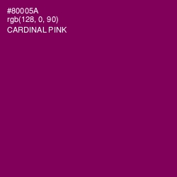 #80005A - Cardinal Pink Color Image