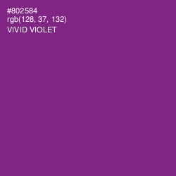 #802584 - Vivid Violet Color Image