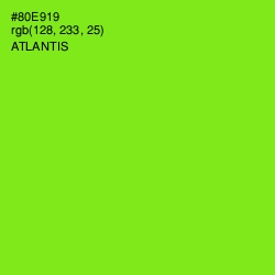 #80E919 - Atlantis Color Image
