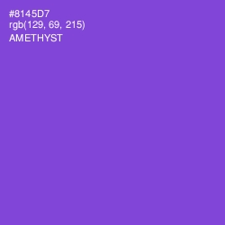 #8145D7 - Amethyst Color Image