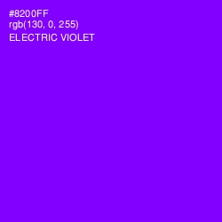 #8200FF - Electric Violet Color Image