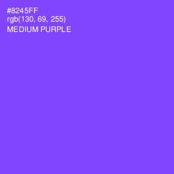 #8245FF - Medium Purple Color Image