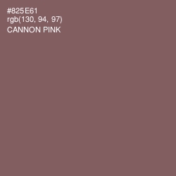 #825E61 - Cannon Pink Color Image