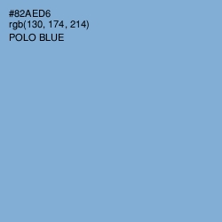 #82AED6 - Polo Blue Color Image