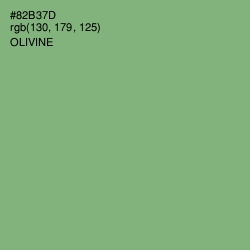 #82B37D - Olivine Color Image