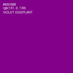 #83008B - Violet Eggplant Color Image