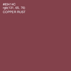 #83414C - Copper Rust Color Image