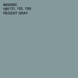 #83999C - Regent Gray Color Image