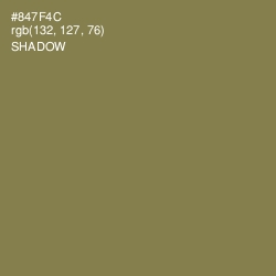 #847F4C - Shadow Color Image