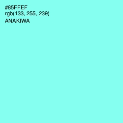 #85FFEF - Anakiwa Color Image