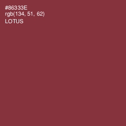 #86333E - Lotus Color Image
