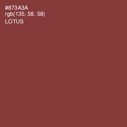 #873A3A - Lotus Color Image