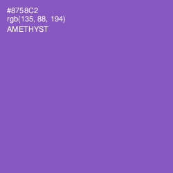 #8758C2 - Amethyst Color Image