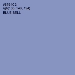 #8794C2 - Blue Bell Color Image