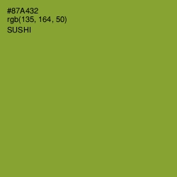 #87A432 - Sushi Color Image