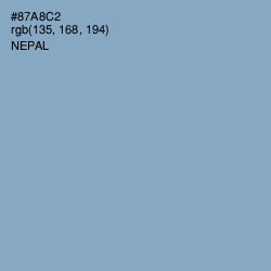 #87A8C2 - Nepal Color Image